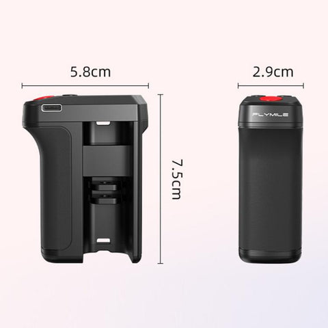 For DJI Osmo Action 5 Pro / 6 Flymile Bluetooth Street Photography Handle Magnetic Quick-Release Base
