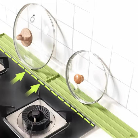 Narrow Non-slip Draining Kitchen Stovetop Spatula Storage Mat