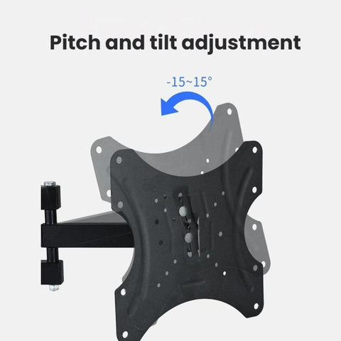 Articulating TV Wall Mount with Wide Swing Arm, Extends and Tilts for 14-55 Inch TVs and Monitors, 117B, 117B-2