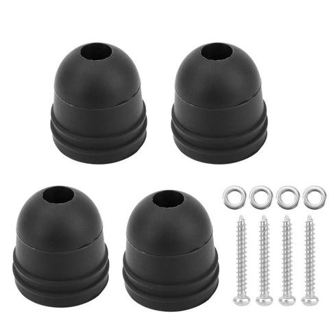 4pcs /Pack Rubber RV Door Bumper Anti-Collision Protection Pad With Mounting Screws, 4pcs /Pack