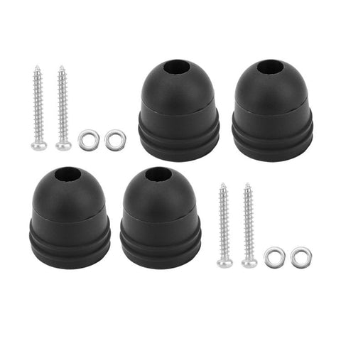 4pcs /Pack Rubber RV Door Bumper Anti-Collision Protection Pad With Mounting Screws, 4pcs /Pack