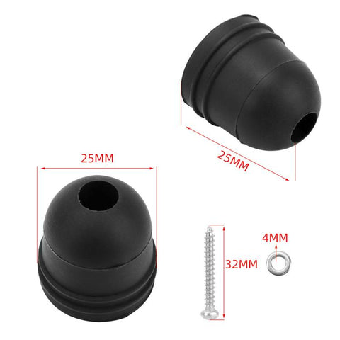 4pcs /Pack Rubber RV Door Bumper Anti-Collision Protection Pad With Mounting Screws, 4pcs /Pack