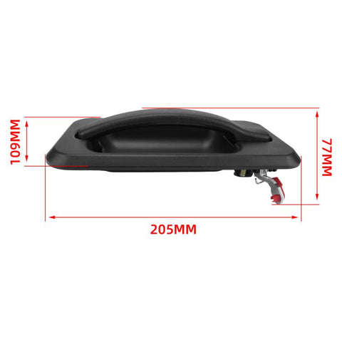 For Hummer H2 Car Exterior Door Handles Front And Rear Four Doors + Tailgate Handle Set 15104792/10360326