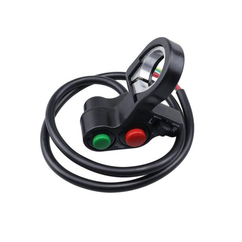 ATV Turn Signal Malfunction Light Horn Wiring Harness Handlebar Thumb Switch With LED Light Kit, CP-4331