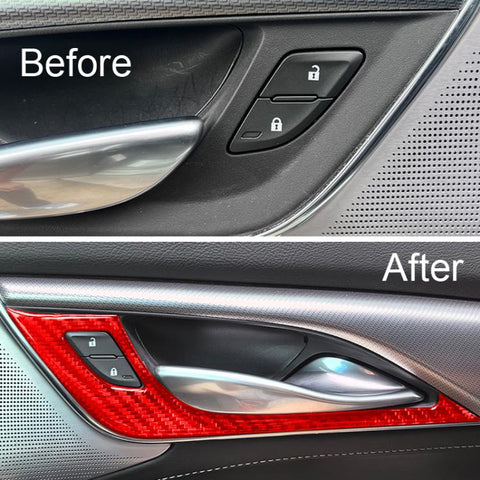 For 2019-2024 Cadillac CT5 Left-Hand Drive 4pcs /Set Interior Door Handle Stickers