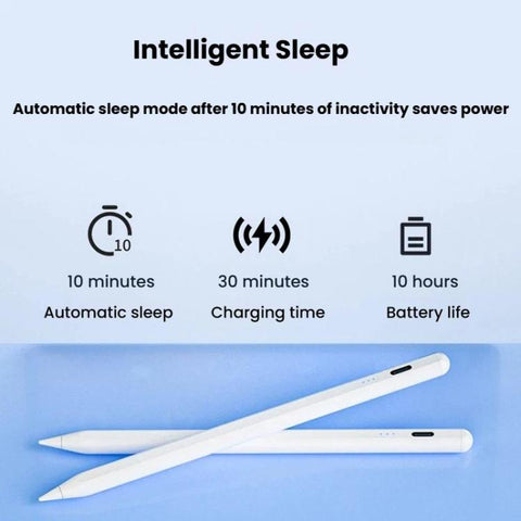 For IPad 2018 Or Later Three-LED Power Indicator Anti-Misclick Tilt-Sensitive Pressure-Sensitive Active Capacitive Stylus