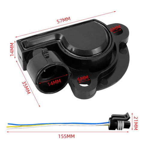 17087400 Throttle Position Sensor With Tail Wire For Buick / GMC / Chevrolet, For Buick / GMC / Chevrolet