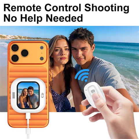 X3 Wired Smartphone Selfie Mirror Magnetic Rear Mounted Selfie Display, X3 Wired