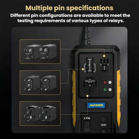 AUTOOL 12V Automotive Fault Relay Detector