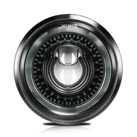 5.75-Inch High-Power Motorcycle Starry Sky Flowing Aperture Cut-Line Headlight, R25