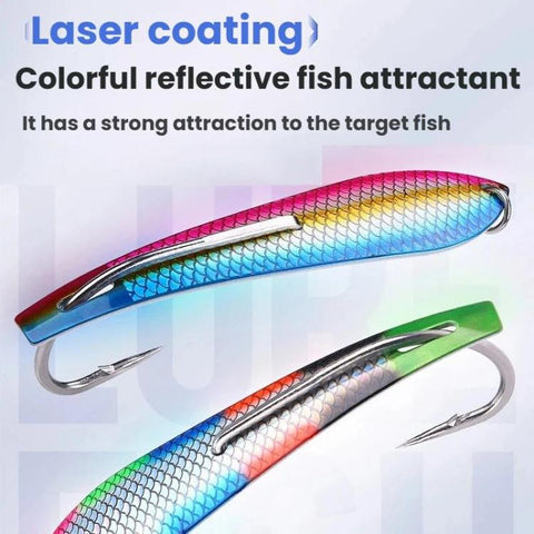 Trolling Bow-Tip Hook Stainless Steel Deep-Sea Boat Fishing High-Visibility Spinnerbait