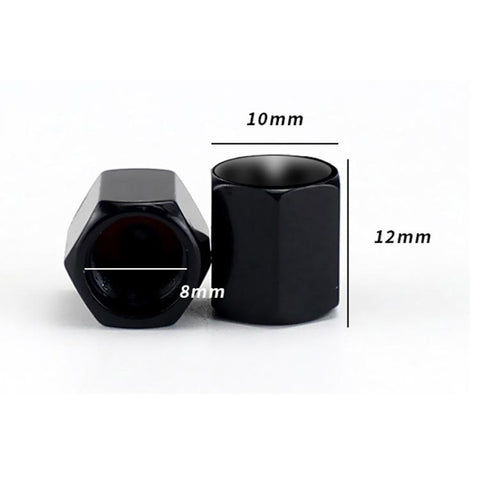 Automotive Carbon Fiber Textured Valve Stems Universal Cap