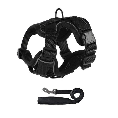 Reflective Pet Harness & Leash Set Escape-Proof Breathable Dog Vest Harness, S, M, L, XL