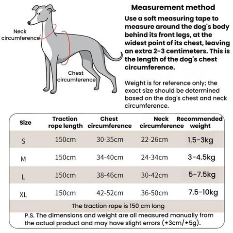 Reflective Pet Harness & Leash Set Escape-Proof Breathable Dog Vest Harness, S, M, L, XL