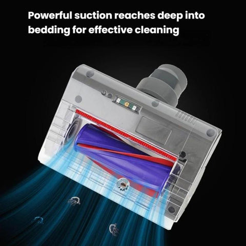 Electric Mattress Brush With Light Anti-Tangle Nozzle, For Dyson V7 / V8 / V10 / V11 / V15, With Light
