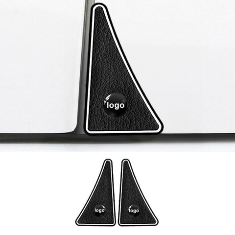 1pair Universal Car Door Corner Bumper Guards Anti-Scratch Decorative Stickers