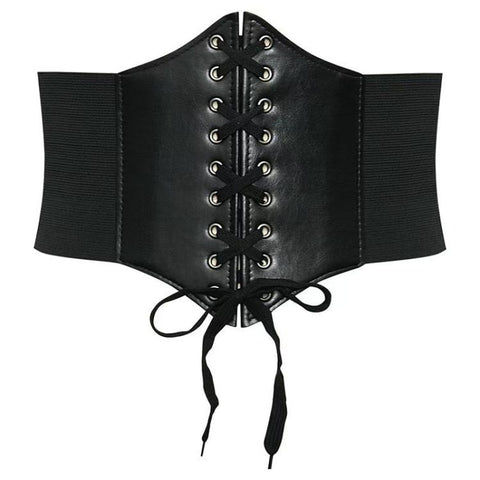 Elastic Waist Belt Slimming Effect Shirts Stretchy Waist Cincher