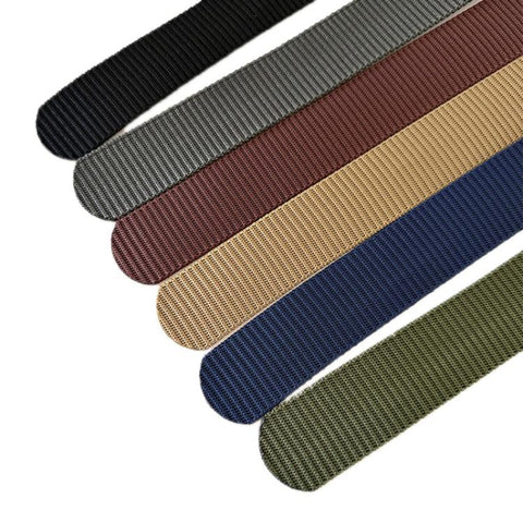 Outdoor Soft Durable Woven Denim Waistband, Figure-eight Buckle Black, Figure-eight Buckle Khaki, Figure-eight Buckle Coffee, Figure-eight Buckle Green, Figure-eight Buckle Gray, Figure-eight Buckle Blue, Metal Buckle Black, Metal Buckle Khaki         ...
