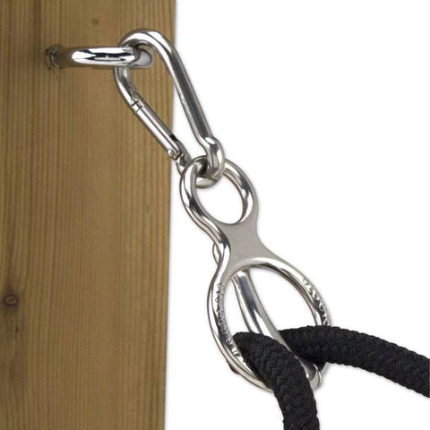 3pcs/ Set Stainless Steel Stable Rope Clips Outdoor Horse Tether Clips