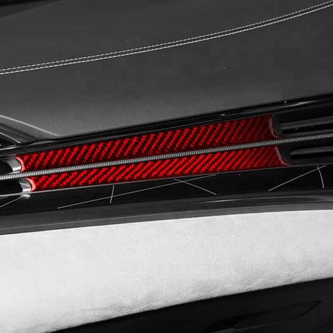 For 2022-2025 BYD Seal Right-Hand Drive 2pcs /Set Passenger Side Dashboard Trim Sticker, Right-Hand Drive