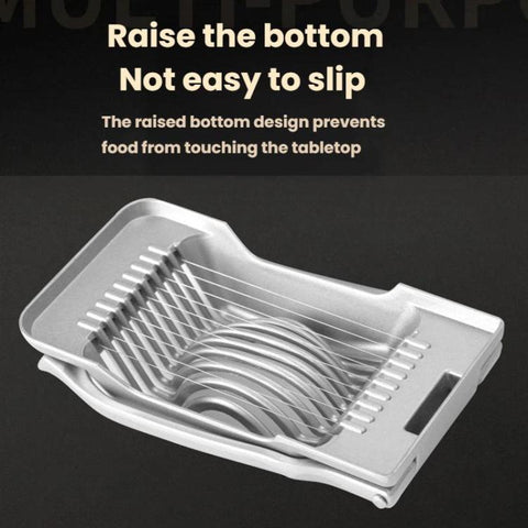 LsCook Aluminum Alloy Egg Cutter Multi-Functional Slicer