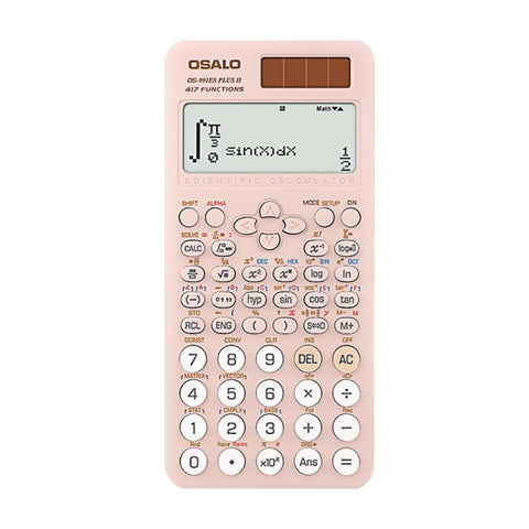OSALO OS-991ES PLUS II Scientific Calculator With 417 Functions Solar Powered Large Display Desktop Calculator