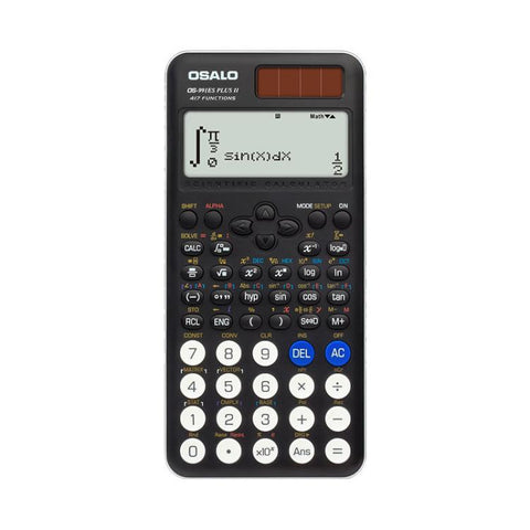 OSALO OS-991ES PLUS II Scientific Calculator With 417 Functions Solar Powered Large Display Desktop Calculator