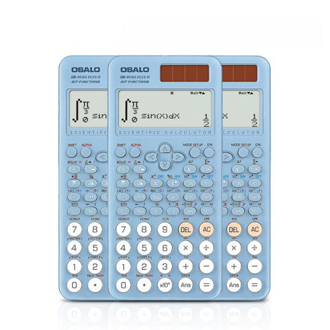 OSALO OS-991ES PLUS II Scientific Calculator With 417 Functions Solar Powered Large Display Desktop Calculator