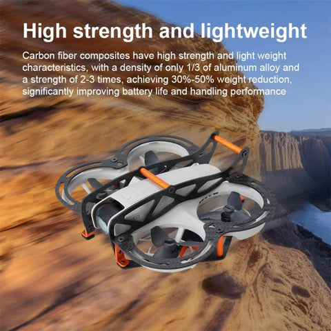 For DJI Neo RCSTQ Full Carbon Fiber Anti-collision Armor Crash Protection Bumper Guard