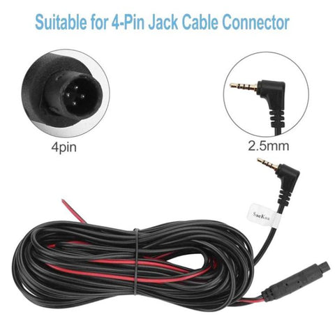 1080P Waterproof Car Rear View Camera With 4-Pin Cable Night Vision Reversing Camera, None-R1 10m, None-R1 6m