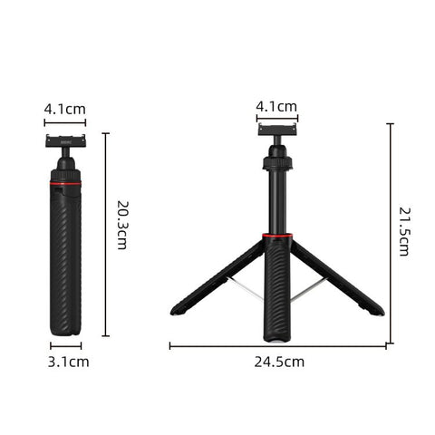 For DJI Osmo Action 5 Pro / Osmo 360 BRDRC Extended Selfie Stick Quick-Release Tripod, AC6039_2
