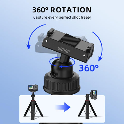 For DJI Osmo Action 6 / Nano BRDRC Extended Selfie Stick Quick-Release Tripod, AC6039_1