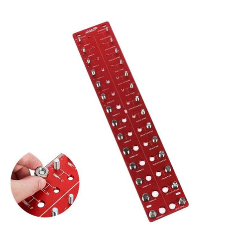 MR HELLO E-6-6 Screw & Nut Thread Checker Gauge Thread Pitch Measuring Tool