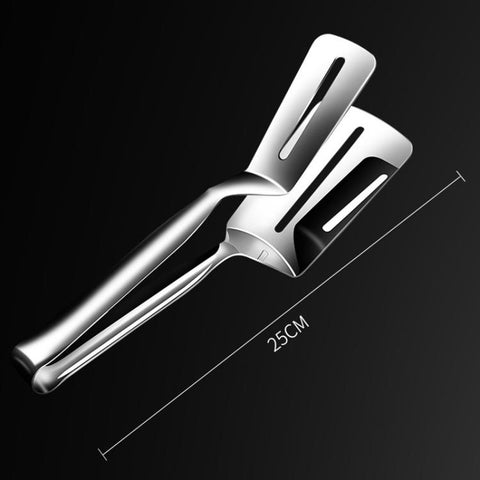 LsCook 304 Stainless Steel Food Tongs Home Kitchen Thickened Steak Clip