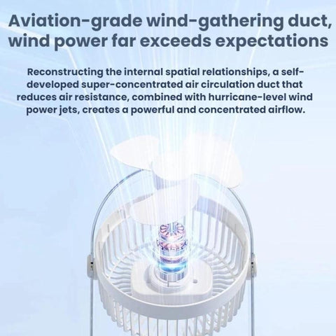 Dormitory Outdoor Desktop Night Light Silent Fan With Night Light, White Direct Plug, Purple Direct Plug, White Rechargeable, Purple Rechargeable