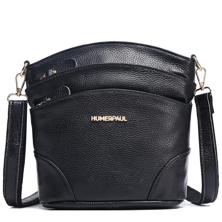 HUMERPAUL WB201 Women Leather Shoulder Bag Large Capacity Crossbody Bag