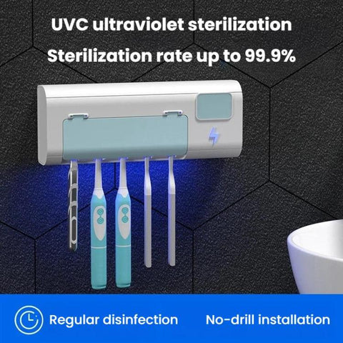 RND-01 Smart Charging Toothbrush Sanitizer UVC Antibacterial Toothbrush Sanitizing Stand