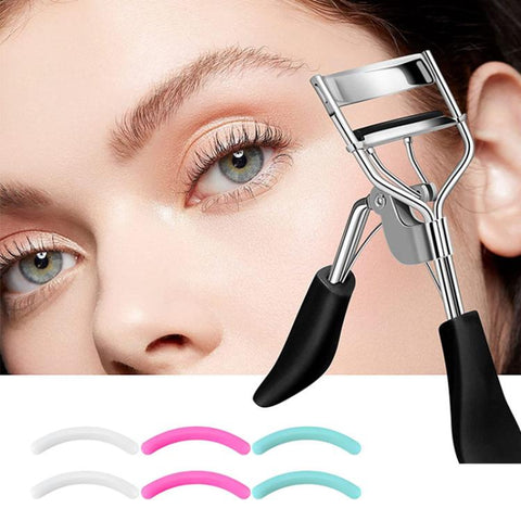 100pcs /Box Eyelash Curler Refill Pads Universal Eye Lash Curler Replacement Rubber Pads