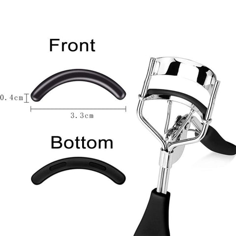 100pcs /Box Eyelash Curler Refill Pads Universal Eye Lash Curler Replacement Rubber Pads
