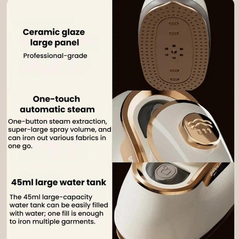 YD-05 Handheld Household Steam Iron Portable Foldable 2 In 1 Wet & Dry Garment Steamer, US Plug, EU Plug, UK Plug