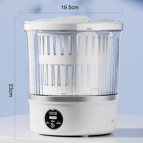 P-2 Mini Desktop Washing Machine For Underwear & Panties Portable Socks Washing Cup, With Bucket, No Bucket