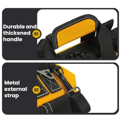 WINHUNT Portable Handheld Wear-Resistant Hardware Storage Tool Bag, 14 inch, 16 inch, 18 inch, 20 inch
