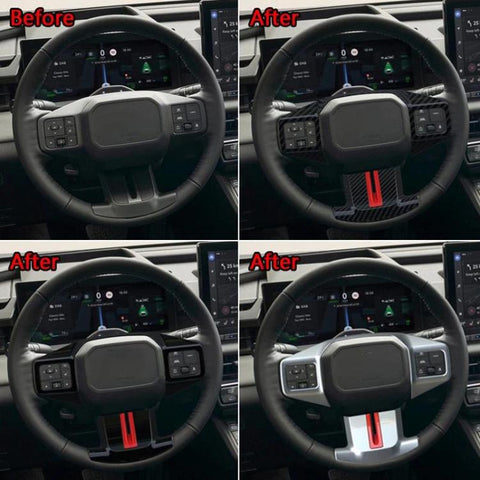 WK-952 For Toyata RAV4 / Wildlander Car Modified Steering Wheel Adjustment Button Trim Cover