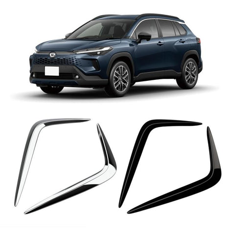 WK-902 2pcs For Toyota Corolla Cross 2025 Front Bumper Fog Light Anti-Collision Decorative Sticker