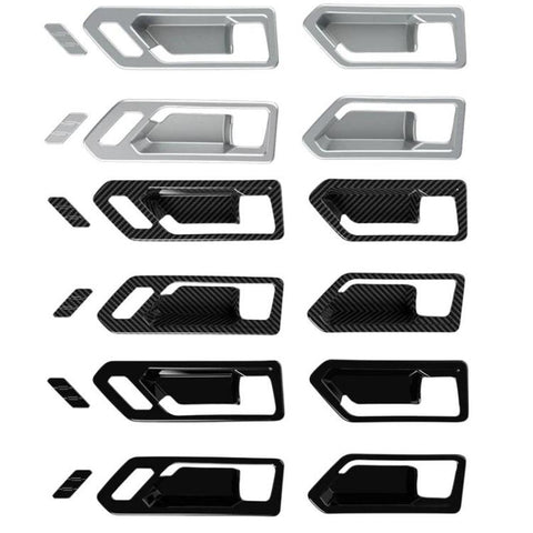 6pcs / Set For Toyota RAV4 / Wildlander Car Inner Door Handle Decorative Cover For USA & Japan