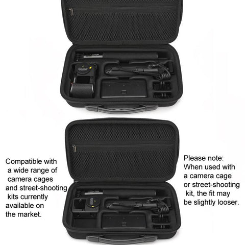 For DJI Osmo Action 6 Adventure Combo Carrying Case Portable Shoulder Bag Battery Handle & 1.5m Extension Rod, Cage Compatible