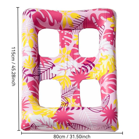 Inflatable Thickened Floating Bed Water Air Lounger, Yellow Lemon, Watermelon Pattern, Strawberry Pattern, Lime Pineapple Pattern, Sequined Starry Blue, Sequined Starry Pink, Sequins Watermelon Pattern, Sequins Strawberry Pattern, Sequins Mermaid      ...