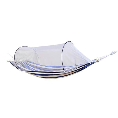 220 x 150cm Anti-rollover Mosquito Net Hammock Thickened Canvas Double Outdoor Swing Chair