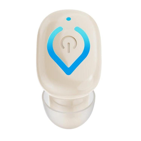 V08 Mini Button In-Ear Bluetooth Earphone IPX3 Waterproof Single Earbud