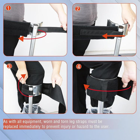 2pcs / Set Adjustable Stilts Fixing Strap & Leg Binding Belt